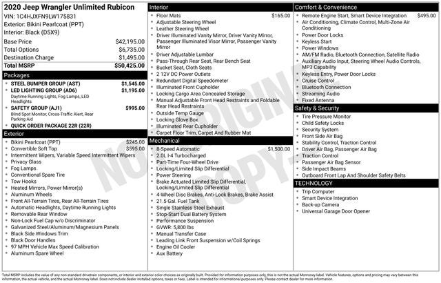 2020 Jeep Wrangler Rubicon