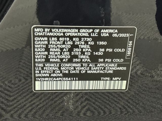 2023 Volkswagen Atlas 3.6L V6 SE w/Technology
