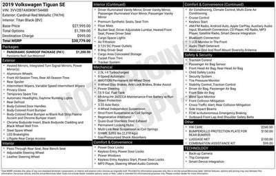 2019 Volkswagen Tiguan SE