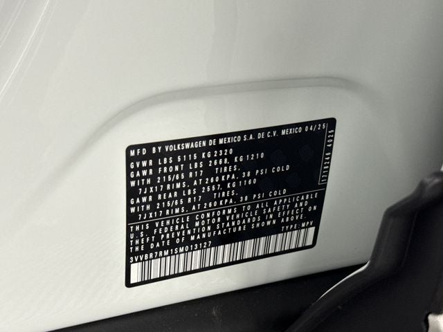 2025 Volkswagen Tiguan S