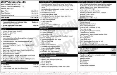 2023 Volkswagen Taos SE