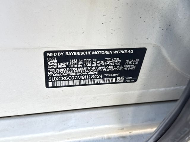 2021 BMW X5 xDrive40i