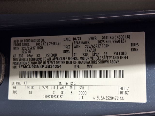 2023 Ford Escape Active