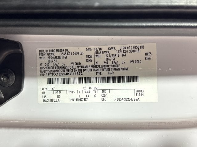 2018 Ford F-150 XLT