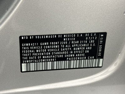 2013 Volkswagen Jetta 2.5L SE Convenience