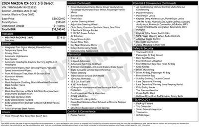 2024 Mazda Mazda CX-50 2.5 S Select Package