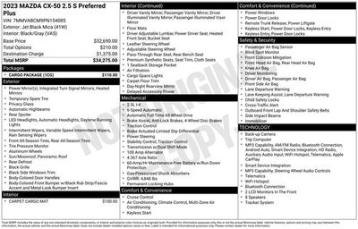 2023 Mazda Mazda CX-50 2.5 S Preferred Plus Package