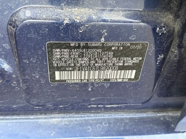 2020 Subaru WRX Premium