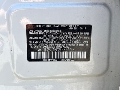 2015 Subaru Forester 2.5i