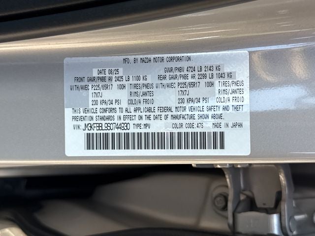 2025 Mazda Mazda CX-5 2.5 S Select Package