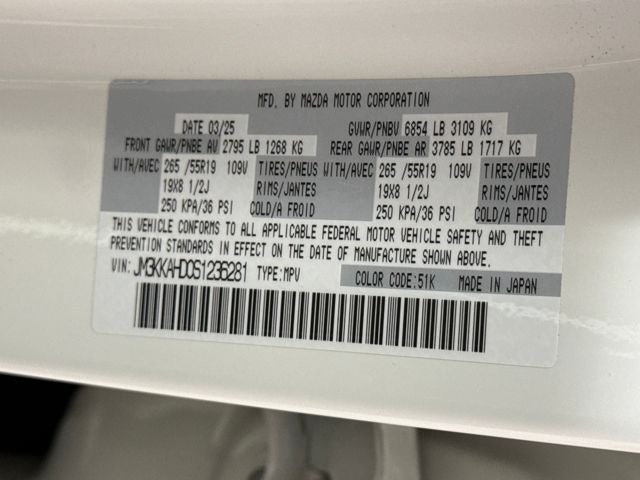 2025 Mazda Mazda CX-90 3.3 Turbo Select