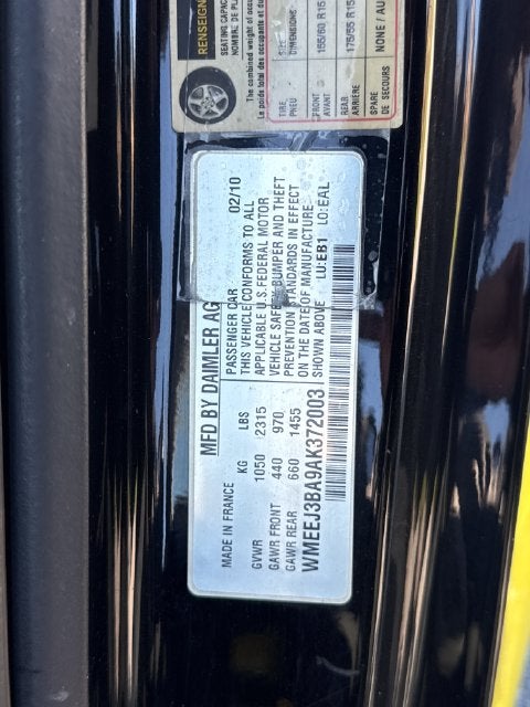 2010 smart Fortwo Pure
