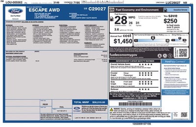 2020 Ford Escape SE