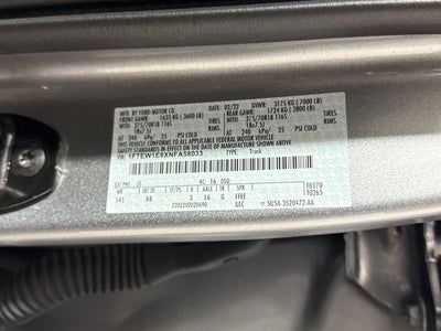 2022 Ford F-150 Tremor