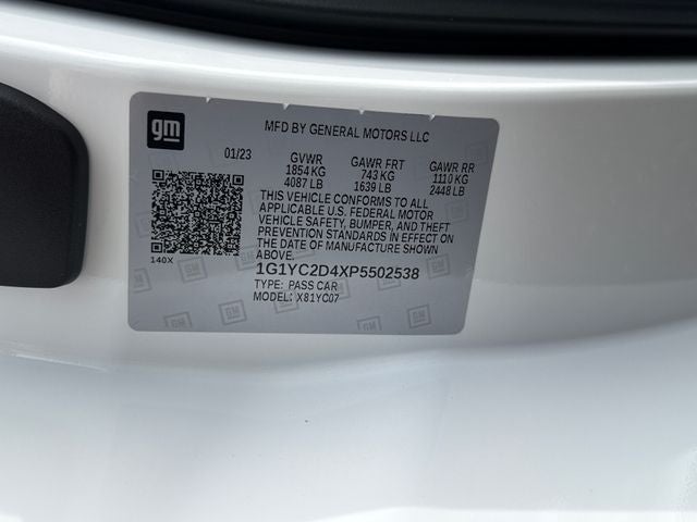 2023 Chevrolet Corvette Stingray 3LT