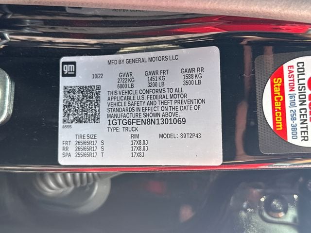 2022 GMC Canyon AT4 w/Leather