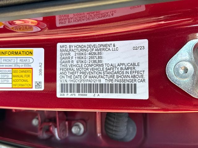 2023 Honda Accord Hybrid Sport