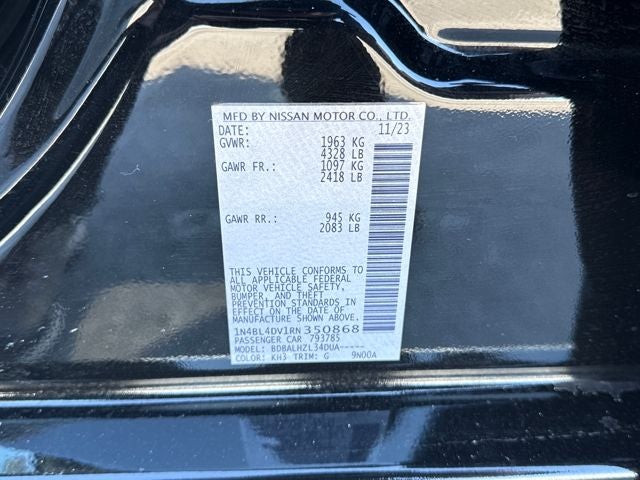 2024 Nissan Altima 2.5 SV