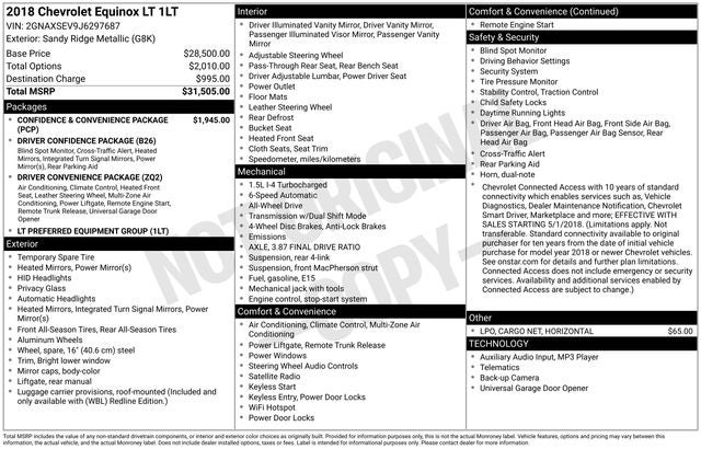 2018 Chevrolet Equinox LT