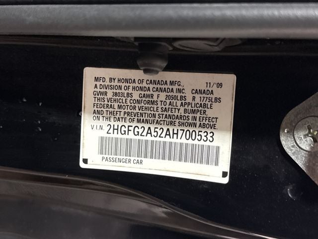 2010 Honda Civic Si