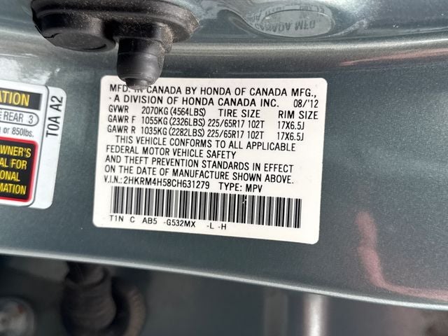 2012 Honda CR-V EX