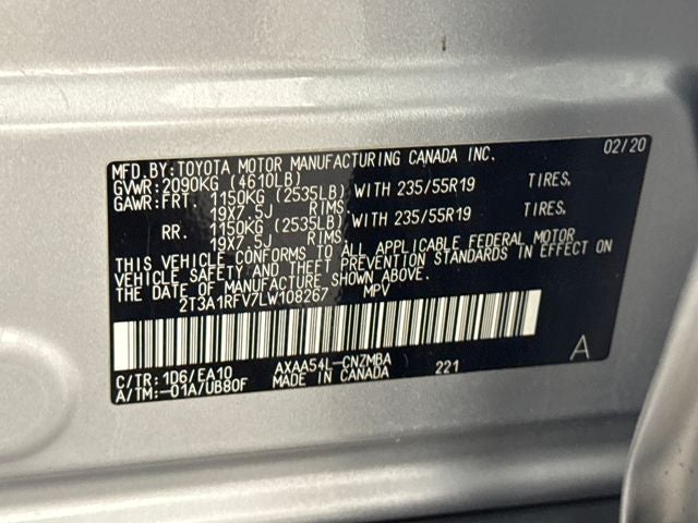 2020 Toyota RAV4 XLE Premium