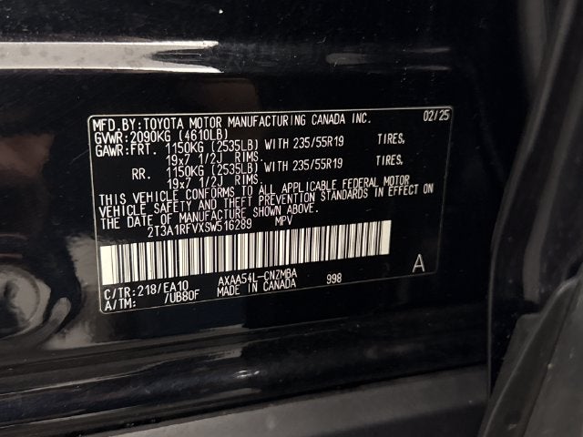 2025 Toyota RAV4 XLE Premium