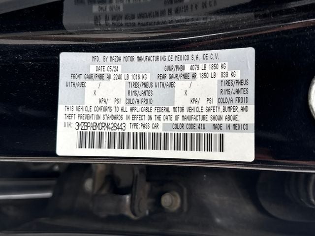 2024 Mazda Mazda3 2.5 S Select Sport