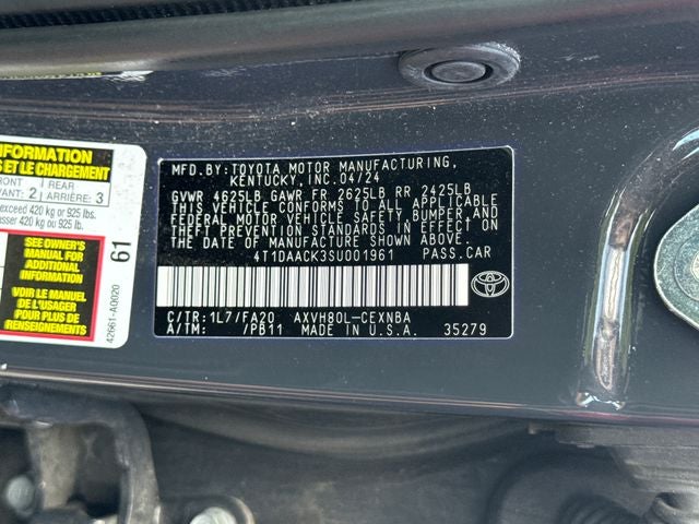 2025 Toyota Camry LE