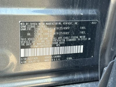 2022 Toyota RAV4 Hybrid XLE
