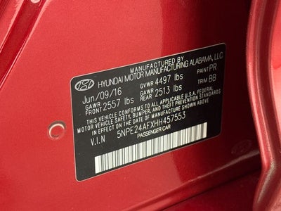 2017 Hyundai Sonata SE
