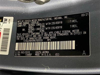 2021 Toyota Highlander XLE