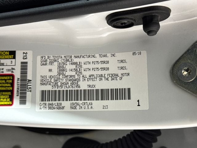 2018 Toyota Tundra Limited