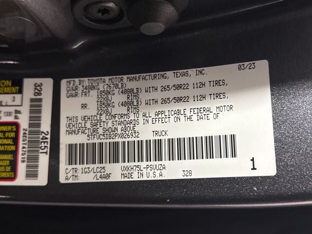 2023 Toyota Tundra Hybrid Capstone