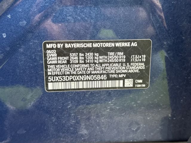 2022 BMW X3 xDrive30i
