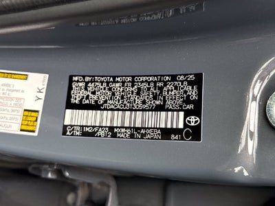2026 Toyota Prius Plug-In Hybrid SE