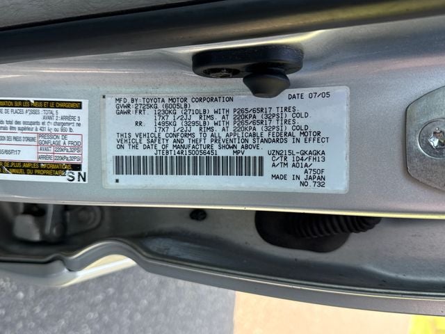 2005 Toyota 4Runner SR5