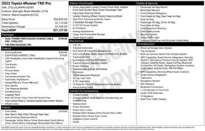 2023 Toyota 4Runner TRD Pro