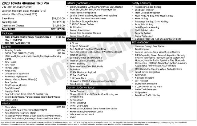 2023 Toyota 4Runner TRD Pro
