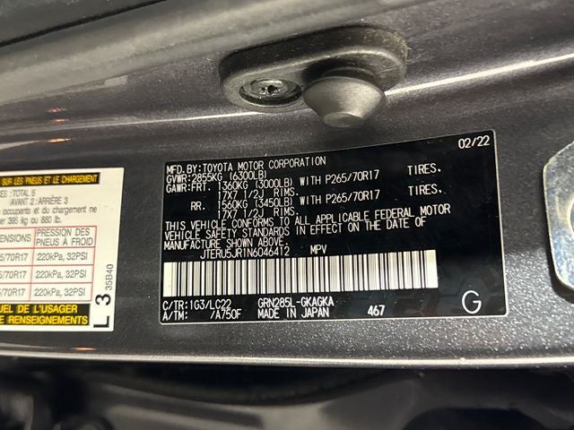 2022 Toyota 4Runner TRD Off-Road Premium