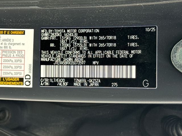2025 Toyota 4Runner TRD Off-Road Premium