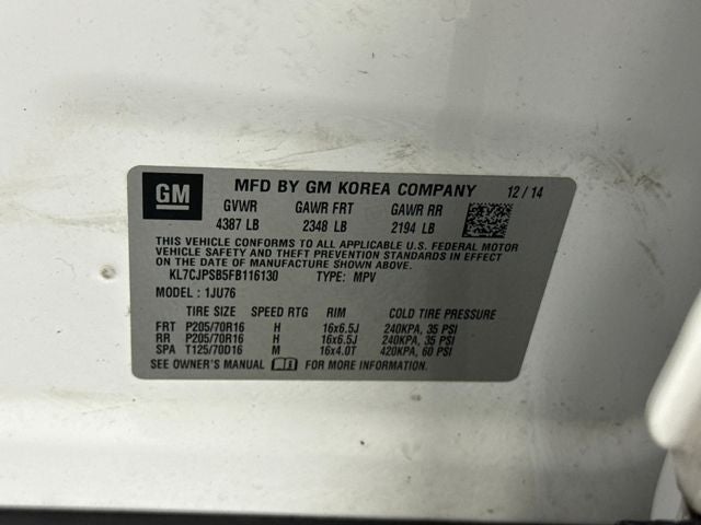 2015 Chevrolet Trax LS