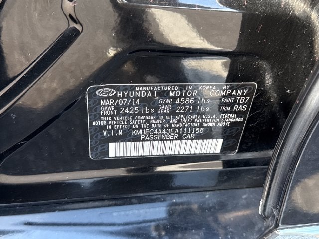 2014 Hyundai Sonata Hybrid Limited