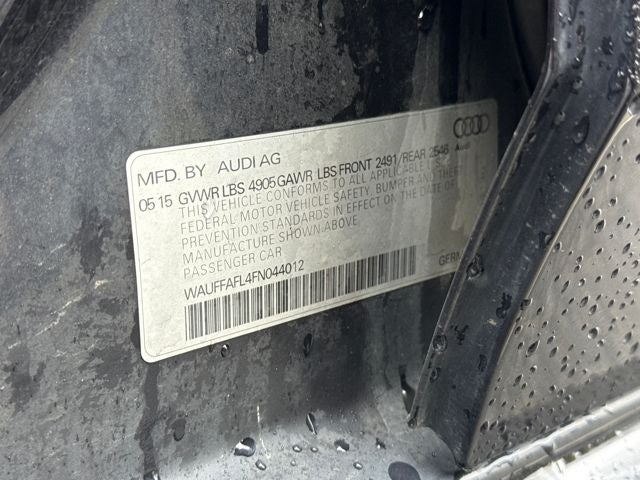 2015 Audi A4 2.0T Premium Plus quattro