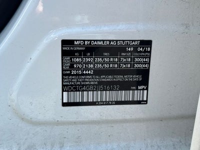 2018 Mercedes-Benz GLA GLA 250 4MATIC®