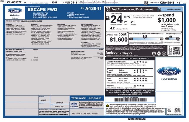 2019 Ford Escape S