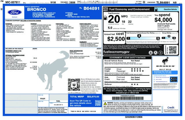 2026 Ford Bronco Outer Banks