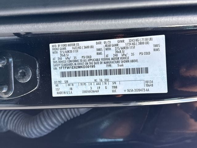 2021 Ford F-150 XLT
