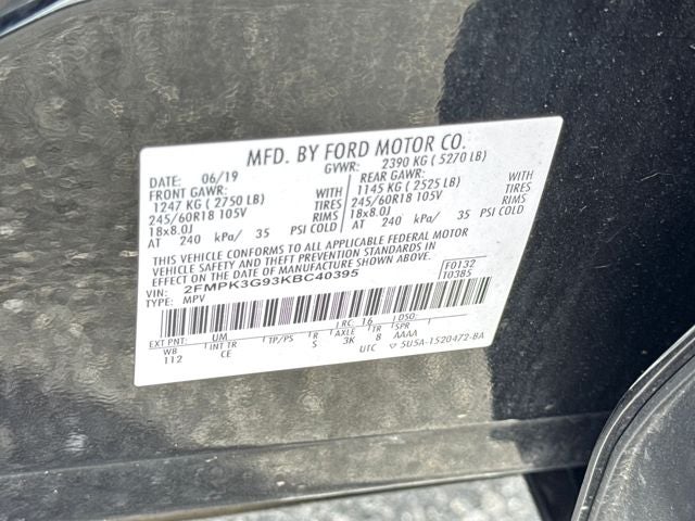 2019 Ford Edge SE