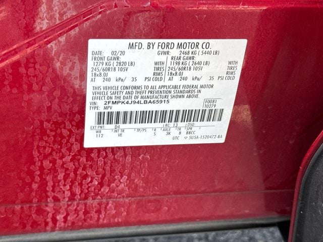 2020 Ford Edge SEL